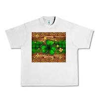 Lunar Rock St. Patrick's Day shamrock leopard Urban Heavy Tee - Neo Western