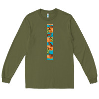 Army Green fall pumkin Long Sleeve Tee - BundleAndBundleShop