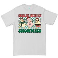 Dove Grey Chillin with my Snowmies Premium Tee - BarkalooDesign