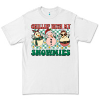 White Chillin with my Snowmies Premium Tee - BarkalooDesign