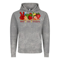 Cloud Rock peace love strawberry with summer Vintage Hoodie - texasbilliewilder