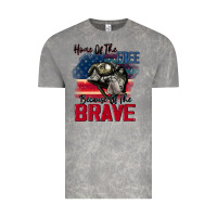 Home Of The Free Because Of The Brave 4th Of July Vintage Tee | Teevron