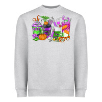 Halloween Nurse Coffee Cups Heavyweight Sweatshirt | Teevron