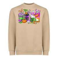 Mushroom Halloween Nurse Coffee Cups Heavyweight Sweatshirt - texasbilliewilder