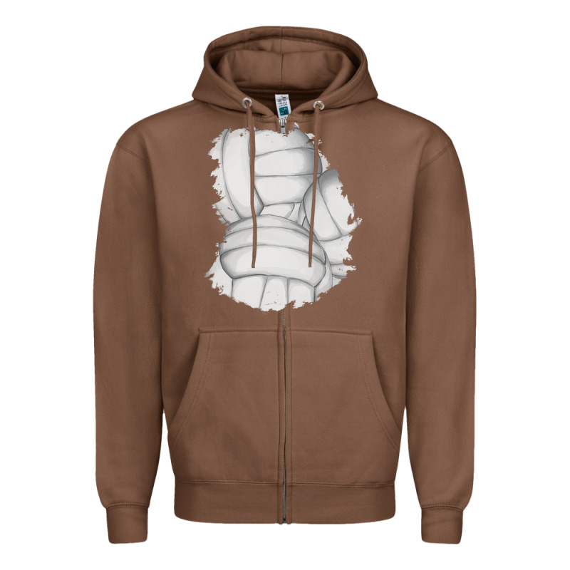 2 Volleyball Patch Zipper Hoodie by AdoDesignShop | Teevron