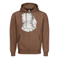 Chestnut 2 volleyball patch Zipper Hoodie - AdoDesignShop