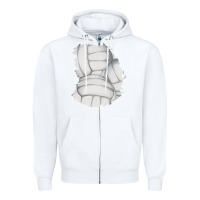 White 2 volleyball patch Zipper Hoodie - AdoDesignShop