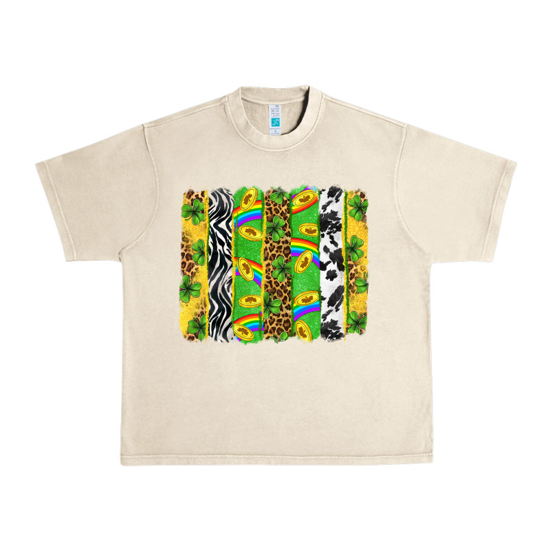 St. Patrick's Day Brushstrokes Urban Heavy Tee by Neo Western | Teevron