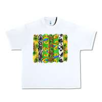 White St. Patrick's Day brushstrokes Urban Heavy Tee - Neo Western