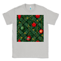 Moon Dust christmas ornaments seamless  pattern Classic Tee - BundleAndBundleShop