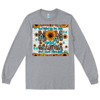 Heather Grey god gifted me two titles mom and grandma and i rock them both Long Sleeve Tee - JahusDesignShop