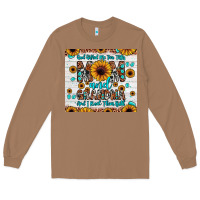 Toasted Coconut god gifted me two titles mom and grandma and i rock them both Long Sleeve Tee - JahusDesignShop