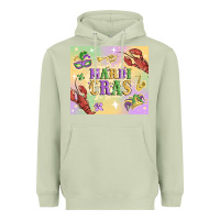 Matcha mardi gras Heavyweight Hoodie - MaliasSmallBusiness