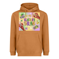 Meerkat mardi gras Heavyweight Hoodie - MaliasSmallBusiness
