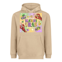 Mushroom mardi gras Heavyweight Hoodie - MaliasSmallBusiness