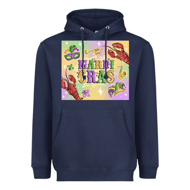 Mardi Gras Heavyweight Hoodie by MaliasSmallBusiness | Teevron