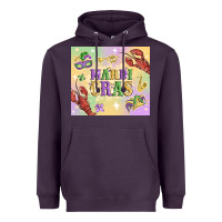 Plum mardi gras Heavyweight Hoodie - MaliasSmallBusiness