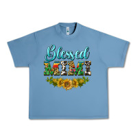 Pebble Blue blessed mimi Urban Heavy Tee - BarkalooDesign