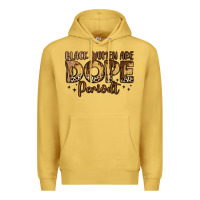 Antique Gold black women are dope periodt Premium Hoodie - LillyAllenDesigns