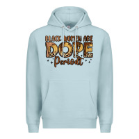 Blue Mist black women are dope periodt Premium Hoodie - LillyAllenDesigns