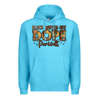 Ocean Blue black women are dope periodt Premium Hoodie - LillyAllenDesigns