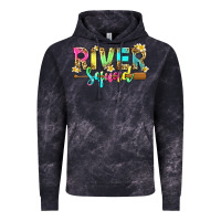 Cloud Black river squad with leopard Vintage Hoodie - texasbilliewilder