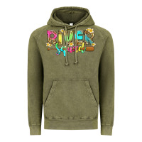 Vintage Olive river squad with leopard Vintage Hoodie - texasbilliewilder