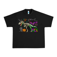 Black spooky saurus rex Urban Heavy Tee - CowhideDigitalArt