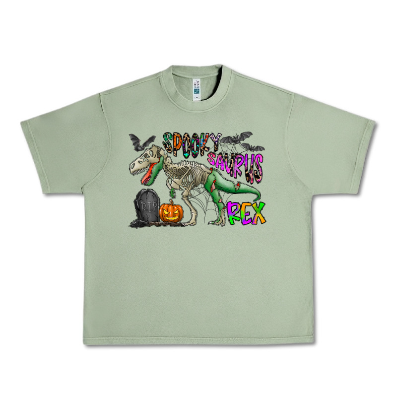 Spooky Saurus Rex Urban Heavy Tee by CowhideDigitalArt | Teevron
