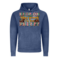Vintage Denim keep on telling yourself i'm not pretty Vintage Hoodie - Zillion Design Studio