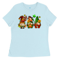 Fall Gnomes With Pumpkin Pie Ladies Tee | Teevron