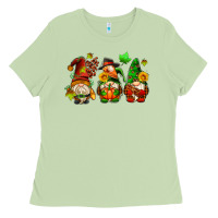Matcha fall gnomes with pumpkin pie Ladies Tee - AdoDesignShop
