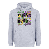 Heather Grey ain't no shame in my bead game Heavyweight Hoodie - MaliasSmallBusiness