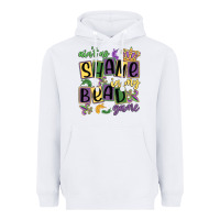 White ain't no shame in my bead game Heavyweight Hoodie - MaliasSmallBusiness