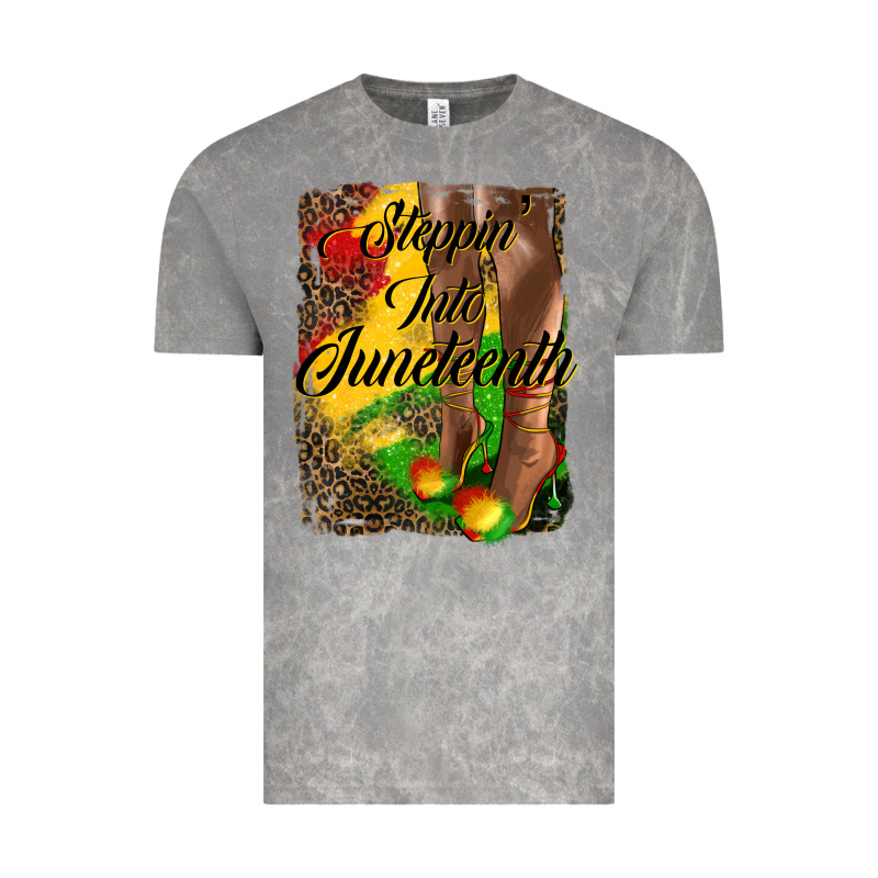 Steppin'  Into Juneteenth Vintage Tee by HRA Design Shop | Teevron