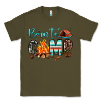 Army Green born to camp Classic Tee - JahusDesignShop
