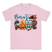 Bubblegum Pink born to camp Classic Tee - JahusDesignShop