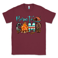 Burgundy born to camp Classic Tee - JahusDesignShop
