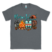 Charcoal Heather born to camp Classic Tee - JahusDesignShop
