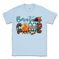 Dusty Blue born to camp Classic Tee - JahusDesignShop