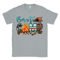 Heather Grey born to camp Classic Tee - JahusDesignShop