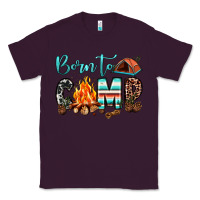 Plum born to camp Classic Tee - JahusDesignShop