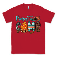 Red born to camp Classic Tee - JahusDesignShop