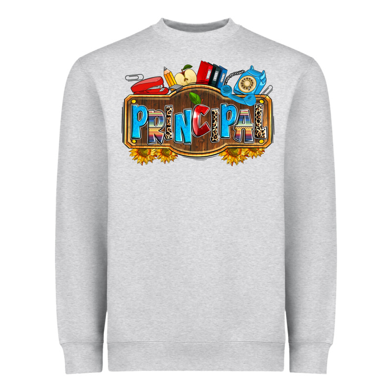 Principal Heavyweight Sweatshirt by Zillion Design Studio | Teevron