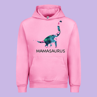 Mamasaurus Dinosaur Urban Hoodie Designed By Bettercallsaul