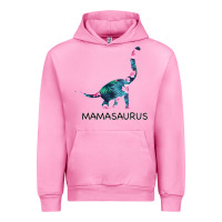 Fuchsia Pink Mamasaurus Dinosaur Urban Hoodie - Bettercallsaul