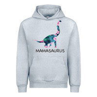 Heather Grey Mamasaurus Dinosaur Urban Hoodie - Bettercallsaul