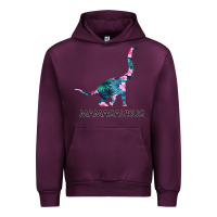 Mauve Wine Mamasaurus Dinosaur Urban Hoodie - Bettercallsaul