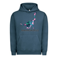 Pigment Midnight Navy Mamasaurus Dinosaur Urban Hoodie - Bettercallsaul