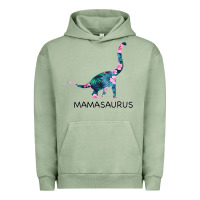 Pigment Oil Green Mamasaurus Dinosaur Urban Hoodie - Bettercallsaul